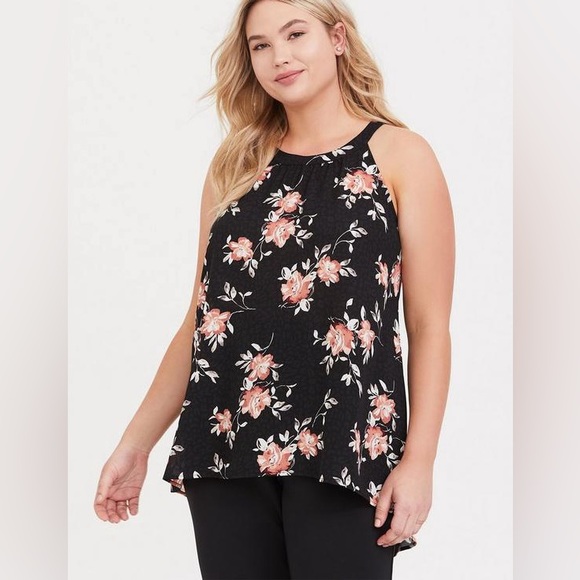 Torrid Georgette High Neck Tank Top - Picture 5 of 5